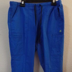 XL Blue Scrubs Bottoms Women